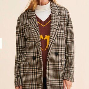 Sanctuary x Anthropologie Carleton Knit Blazer - Large